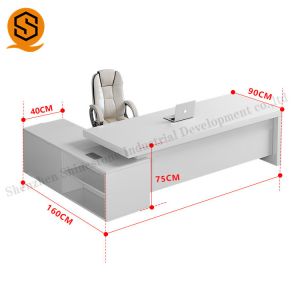 Joint Invisible Solid Surface Office Furniture Executive Office Table
