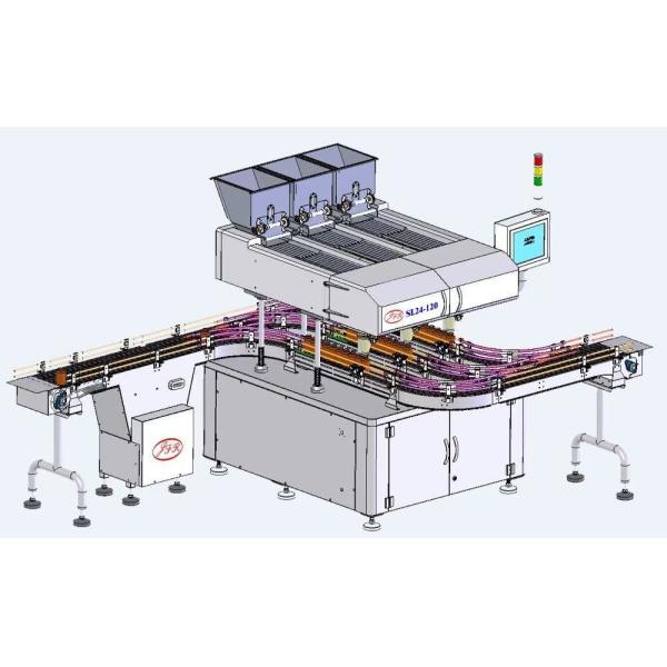 Tablet Capsule Counting And Packing Machine Multi Vibration Plate Bottle