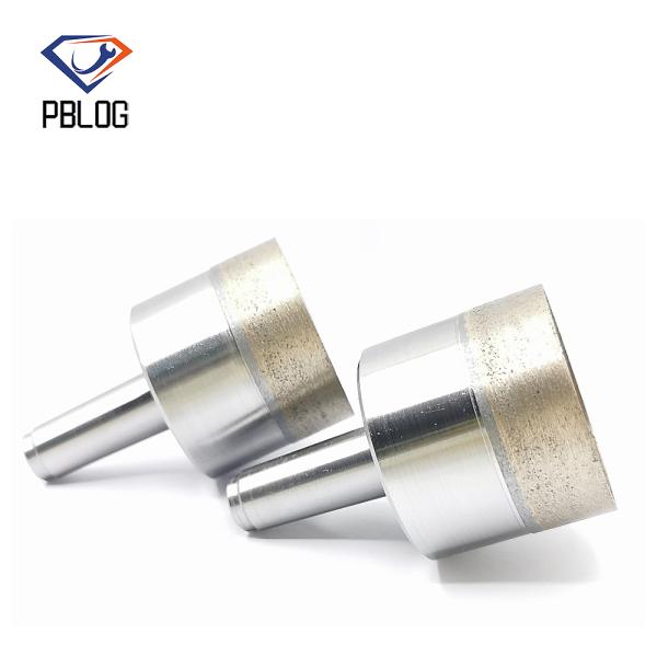 PBLOG Diamond particles combined into a glass drill bit