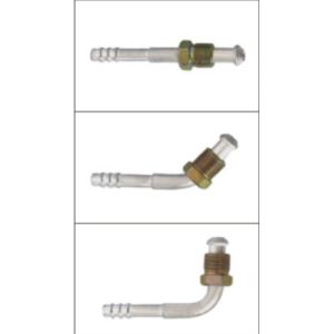 #6 #8 #10 #12 Al joint ( Iron outer screw) (Male Flare)/Straight 45° 90°Shape / auto air conditioning hose fitting