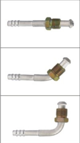 Buy #6 #8 #10 #12 Al joint ( Iron outer screw) (Male Flare)/Straight 45° 90°Shape / auto air conditioning hose fitting at wholesale prices