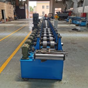 10m/Min 11KW Door Guide Rail Rack Roll Forming Machine 3 Tons Manual