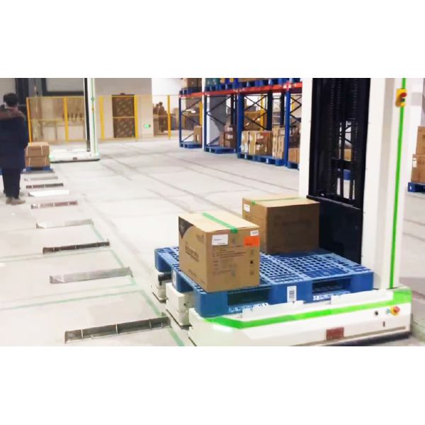 Very Narrow Aisle Fork-type Autonomous Mobile Robot