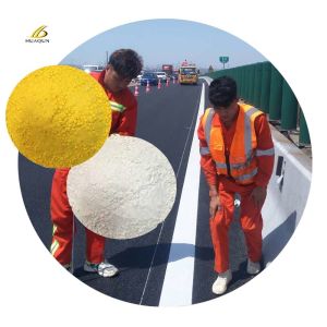 Customized Road White Line Paint , Pavement Line Paint Powder With 5% Premixed