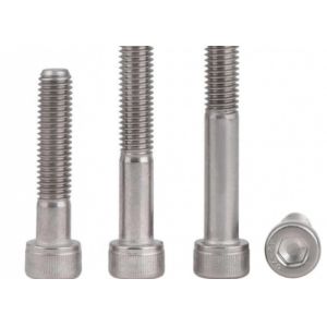 Stainless Steel Hex Allen Cap Head Screw Zinc Plated ISO7830 12.9 Coarse Thread