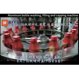 500ml Carbonated Beverage Bottle Filling And Capping Machine High Speed