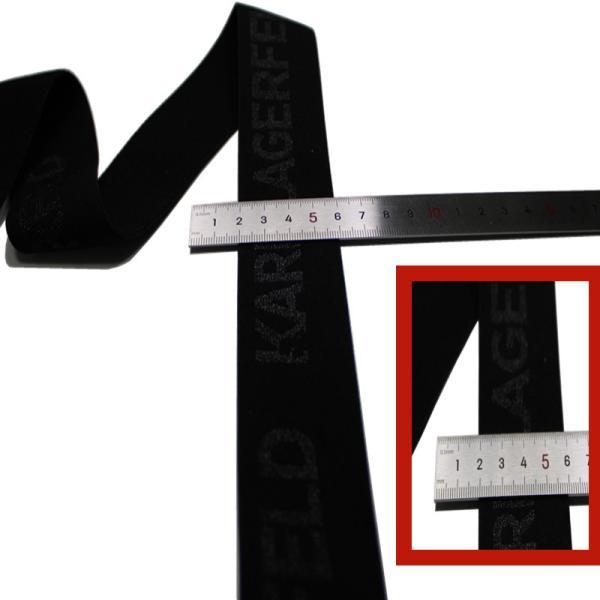 Sewing Thick Nylon Webbing Crossbody Bags 4cm Black Elastic Band