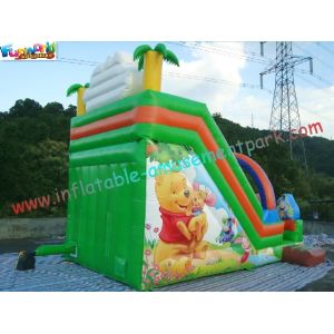 Childrens Cute Commercial Inflatable Slide , Small Inflatable Dry Slide Slip