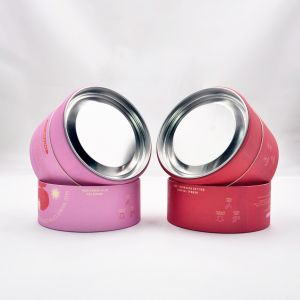 Powder Paper Tube Food Grade Cardboard Cylinder Container for Tea