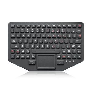 Rubber Material Silicone Industrial Keyboard Panel Mount Keyboard Stainless