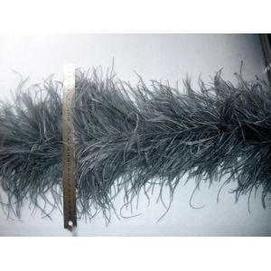 Quality Ostrich Feather And Maraoub Party Feather Scarf 2 Yards Length for sale