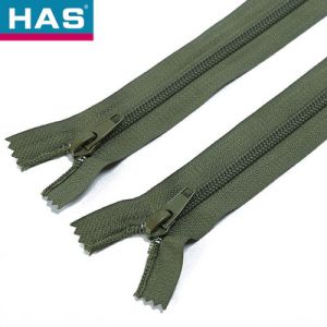 #8 Customized Tent Zippers Waterproof Blue Invisible Zipper