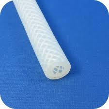 Beer Machine Braid Reinforced Silicone Hose , High Pressure Silicone Tubing