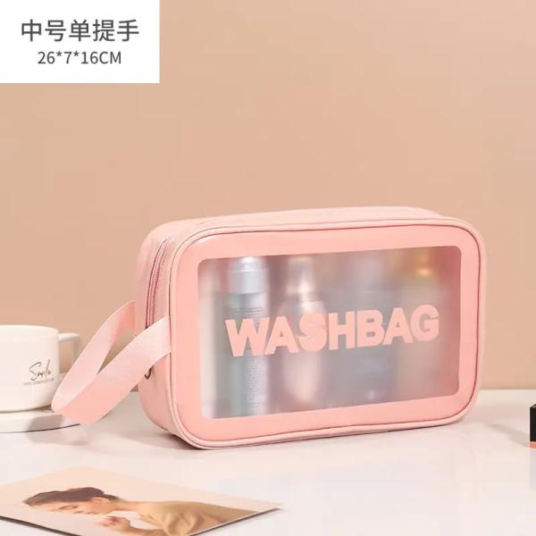 Buy Lager Capacity Waterproof Cosmetic Bag Toiletry Bag With Handle at wholesale prices