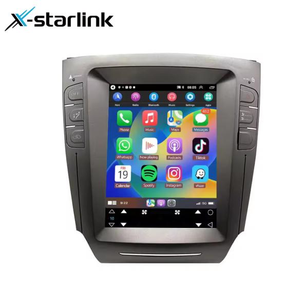 Android13 Car Vertical Screen Radio 10.4 Inches For Lexus IS200 IS250 IS300 IS350
