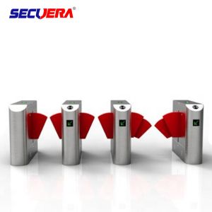 Single lane Stainless Steel Gate access control turnstile system Fingerprint