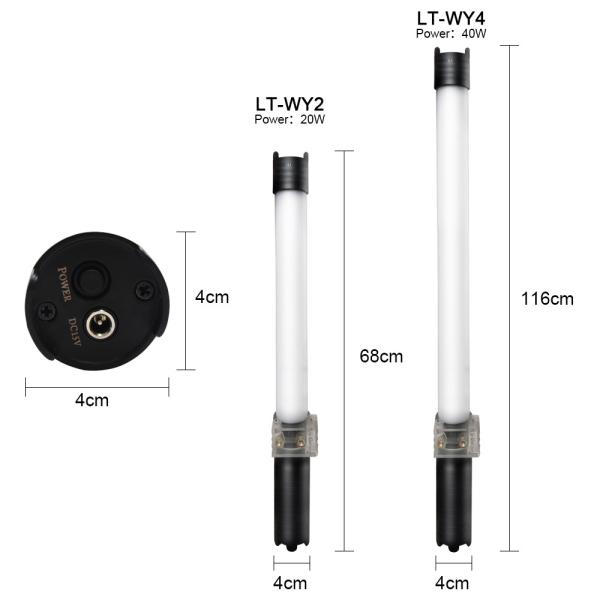 2800K-9990K 640pcs leds RGBW with effects film lights warm white led tube light