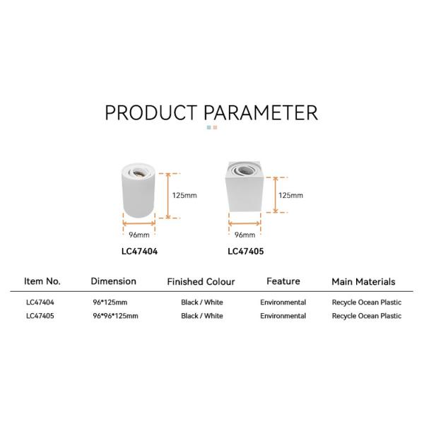 Ocean Bound Surface Mounted Led Downlights MR16 White Surface Mounted Downlight