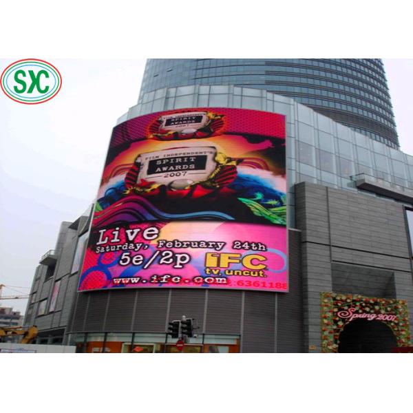 P10 Outdoor Full Color LED Die-Cast Aluminum Screen Waterproof Housing 8000 Cd