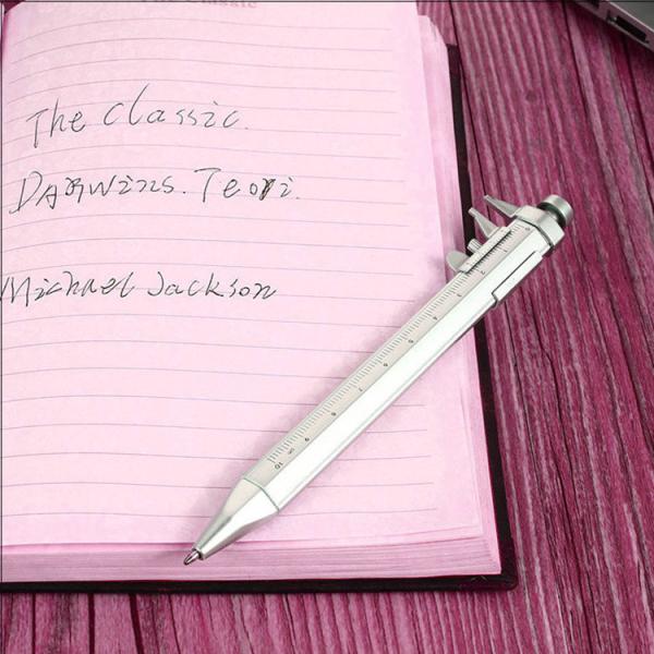 Office School Pen 2021 Multifunction Vernier Caliper Roller Ball Pen Stationery Ball-Point
