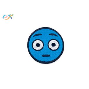 China Emoji Small Personalised Embroidered Patches DIY Clothing Decorative Logo on sale
