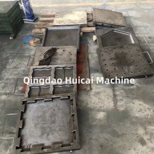 125mm Plate Clearance Column Rubber Tile Press Vulcanizer with 2.2kW Main Motor