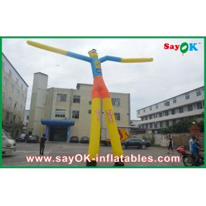 Air Dancing Man 7m High Heavy Duty Inflatable Air Dancer Man With Custom Logo