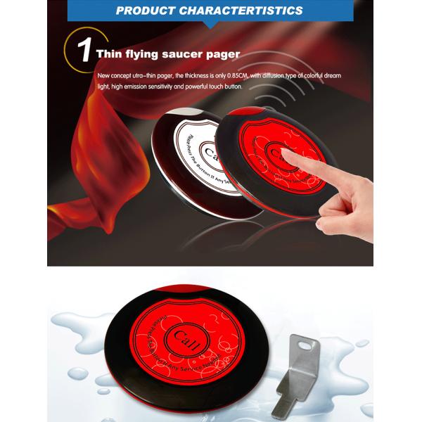 sticker customizable restaurant call system wireless call button