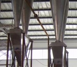 PLC + HMI Sus304 Spin Flash Dryer Machine For Drying Clay