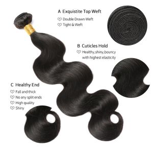 Peruivian Hair Brazilian Virgin Hair , Brazilian Body Wave Hair Bundles