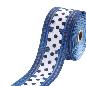 Popular Polyester Grossgrain Pastel Rainbow 32mm 75mm Grosgrain Ribbon