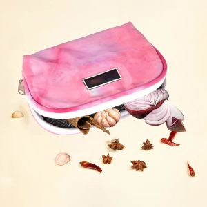 Pink Color Water Resistant Custom Travel Smell Proof Bag with Carbon Filter