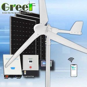 1KW 2KW 3KW 5KW 10KW Horizontal Axis Wind Turbine Home Wind Solar Hybrid System