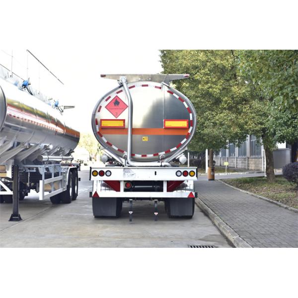 3 Axles 45000 Liters Mobile Fuel Tanker Trailer Diesel Tank Trailer With 3 Compartments