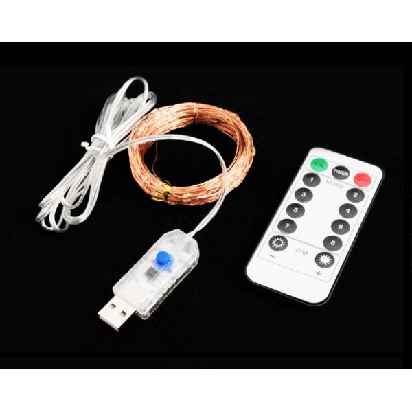 Home Starry LED USB String Lights Dimmable Control Decoration