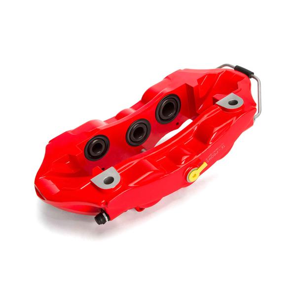 P60NS 6 Piston Caliper 355*32mm 378*32mm Rotor Brake Kit Drilled / Slotted / Drilled And Slotted Discs Selectable