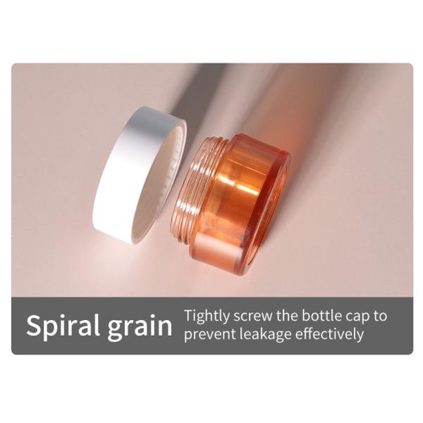 Logo Printing Customized Acrylic Cosmetic Pump Bottles for in Skin Care Cream 50g and 100ml Luxury Skincare Packaging Set