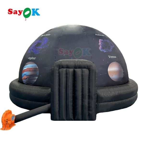 Buy Sayok HD Projector Compatible Customizable Size Durable Oxford Fabric Inflatable Planetarium Dome Portable Projection Dome Tent at wholesale prices