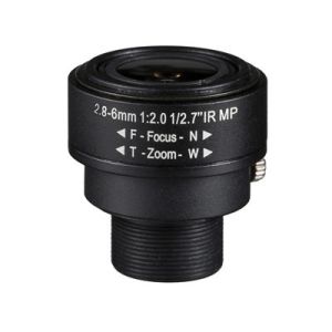 Quality 1/2.7&quot; 2.8-6.0mm 3Megapixel F2.0 S-Mount M12x0.5 mount Fixed IRIS Manual Zoom lens Vari-focal IR Lens for sale
