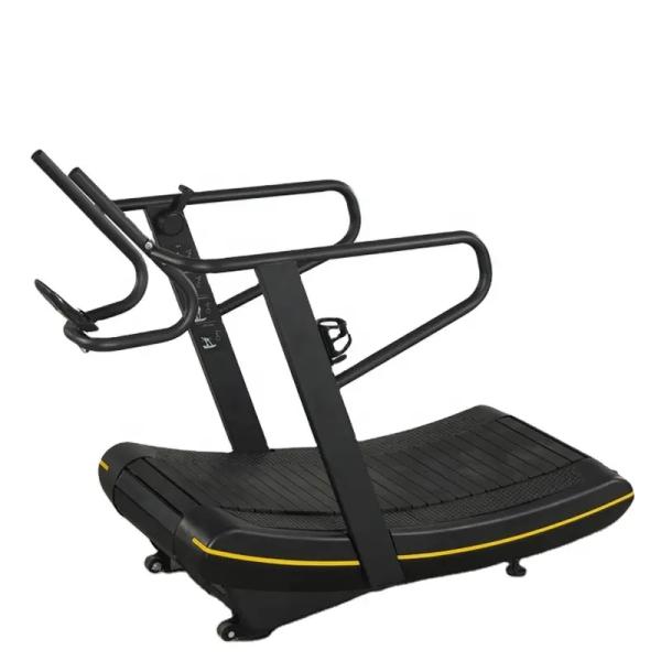 Commercial Gym Equipment Non Motorized air Runner Manual Curved Treadmill