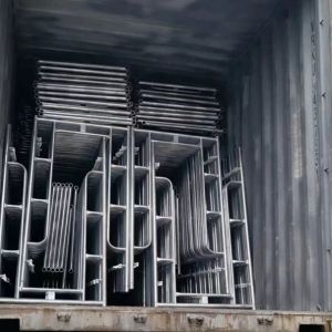 Powder Coated Q355 Steel 5' x 4' Walk Through Frame Scaffolding for High