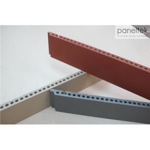 Quality Anti - Fade Terracotta Facade Cladding , External Insulated Cladding Panels for sale