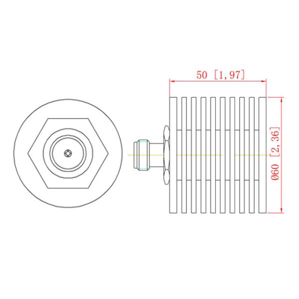 DC-6GHz 30W Dummy Load / Termination Load N Female