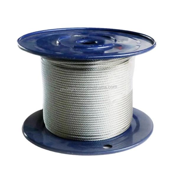 Buy 8mm Galvanized Steel Wire Rope for Elevator Lifting 6x19 FC Steel Cable Ropes Non-Alloy Processing Service Other 8mm at wholesale prices