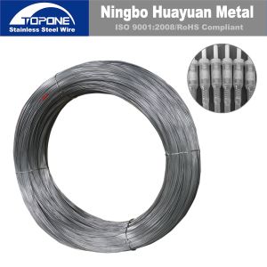 High Flexibility Galvanized Iron Binding Wire Bright Surface Soap Coated