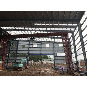 Fast Assembling Prefabricated Steel Frame Workshop Fire Resistance