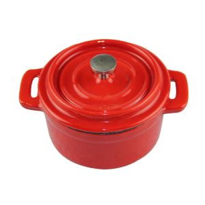 Quality Cast Iron Mini Round Casserole 10cm for sale