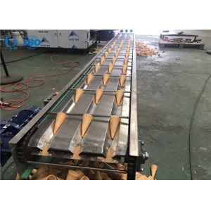 L8.7xW2.1xH2M Polished Ice Cream Cone Biscuit Making Machine