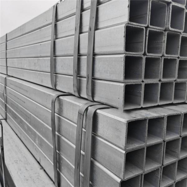 Non-oiled Galvanized Square Tube Steel for 75x75 Square Rectangular Hollow Steel Tubes