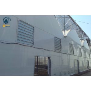Quality Agriculture Tomato Intergrated Multispan Horticulture Greenhouse With Metal Frame for sale